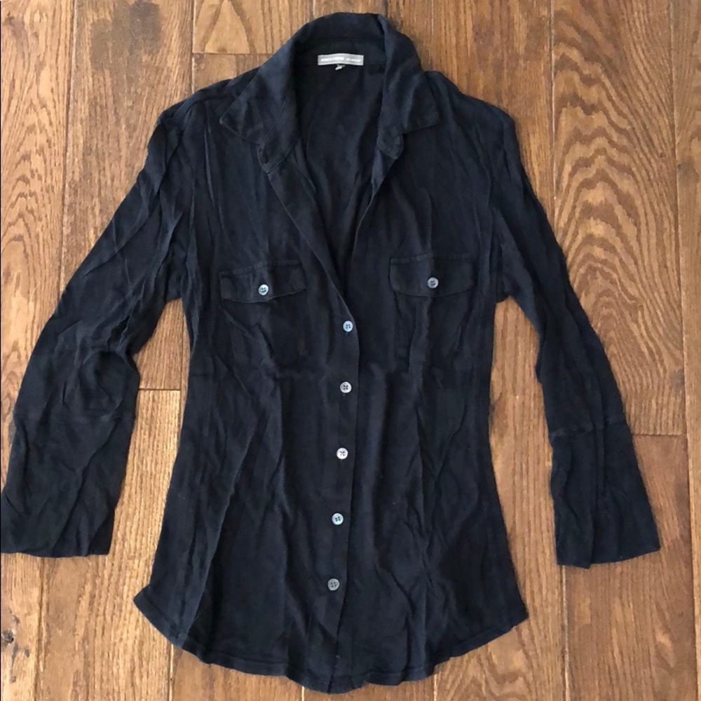 James Perse button down tee